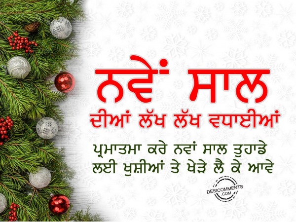 Happy New Year In Punjabi2