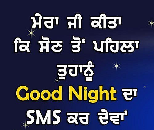 Good Night Wishes In Punjabi6